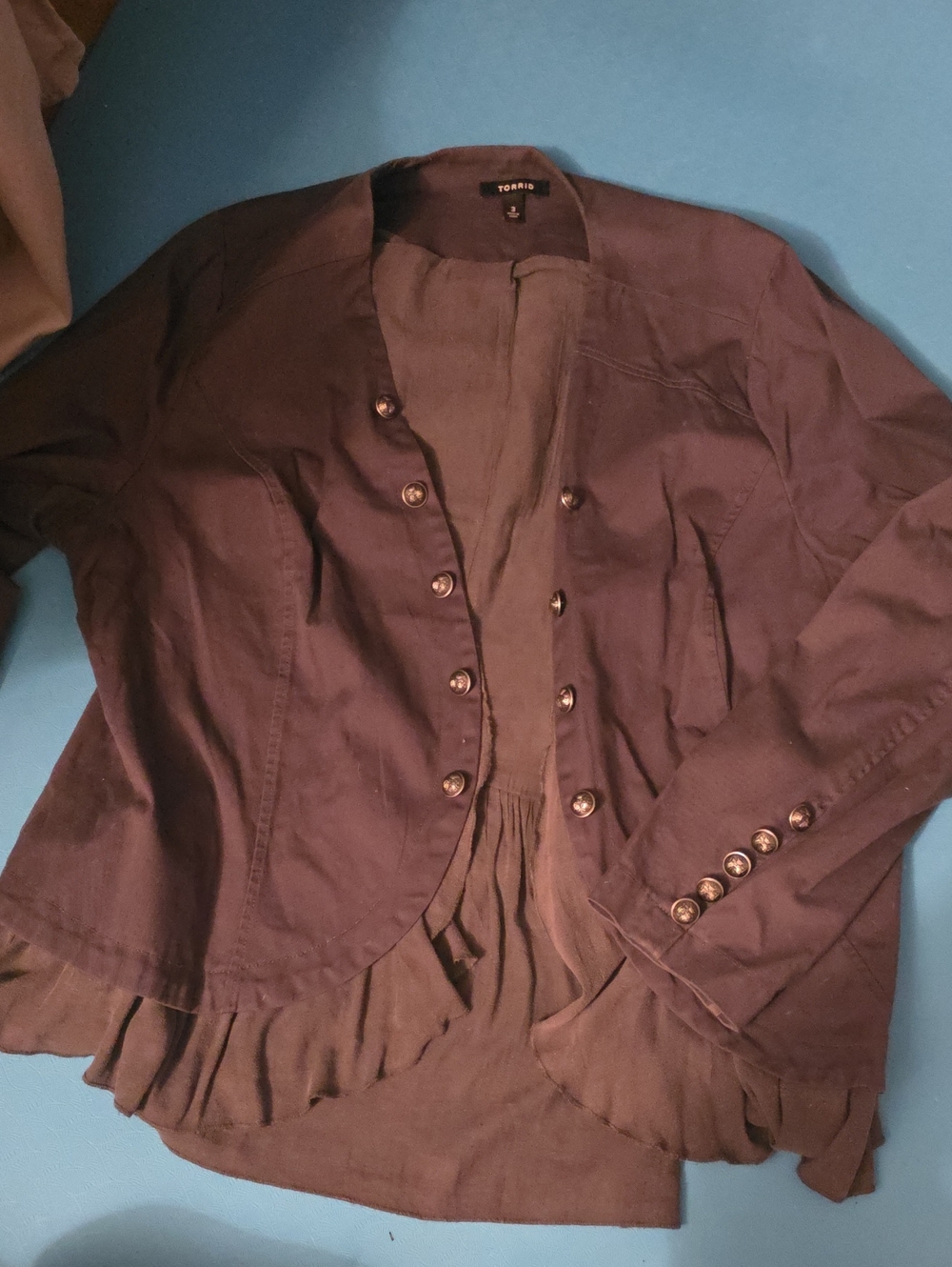 Torrid Double Button Down Jacket (3)